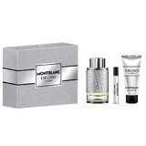 Mont Blanc Explorer Platinum Set Eau de Parfum, 100 ml + Eau de Parfum Miniatura, 7,5 ml + Gel de Ducha, 100 ml