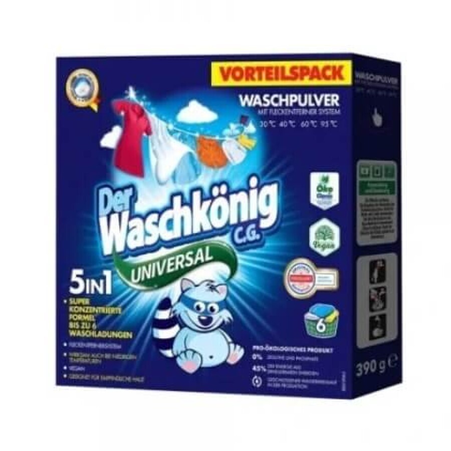 Waschkonig All-purpose washing powder, 390g