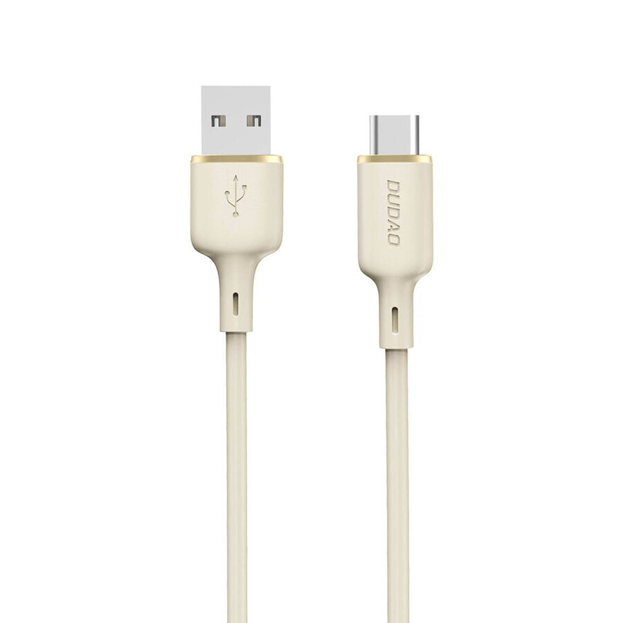 Dudao L7SC USB-A - USB-C 5A cablu 1m - bej