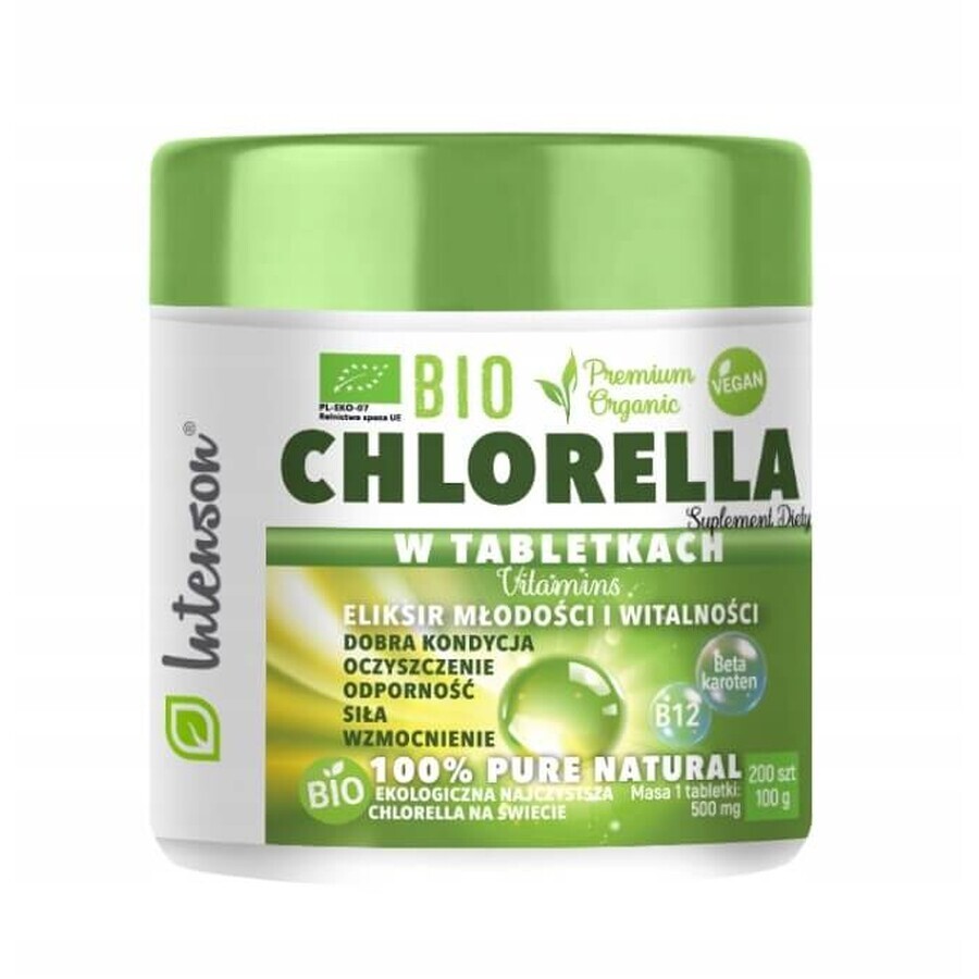 Intenson Bio Chlorella, 200 comprimés