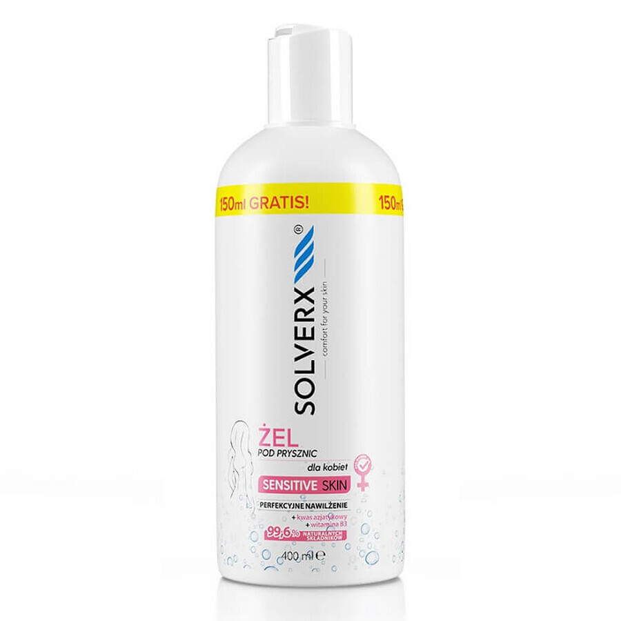 Shop Solverx Sensitive Skin for Women Duschgel, 400ml Solverx Sensitive Skin for Women Duschgel, 400ml