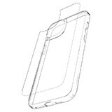 Carcasă Spigen Airskin Hybrid pentru iPhone 15 Plus - Transparentă