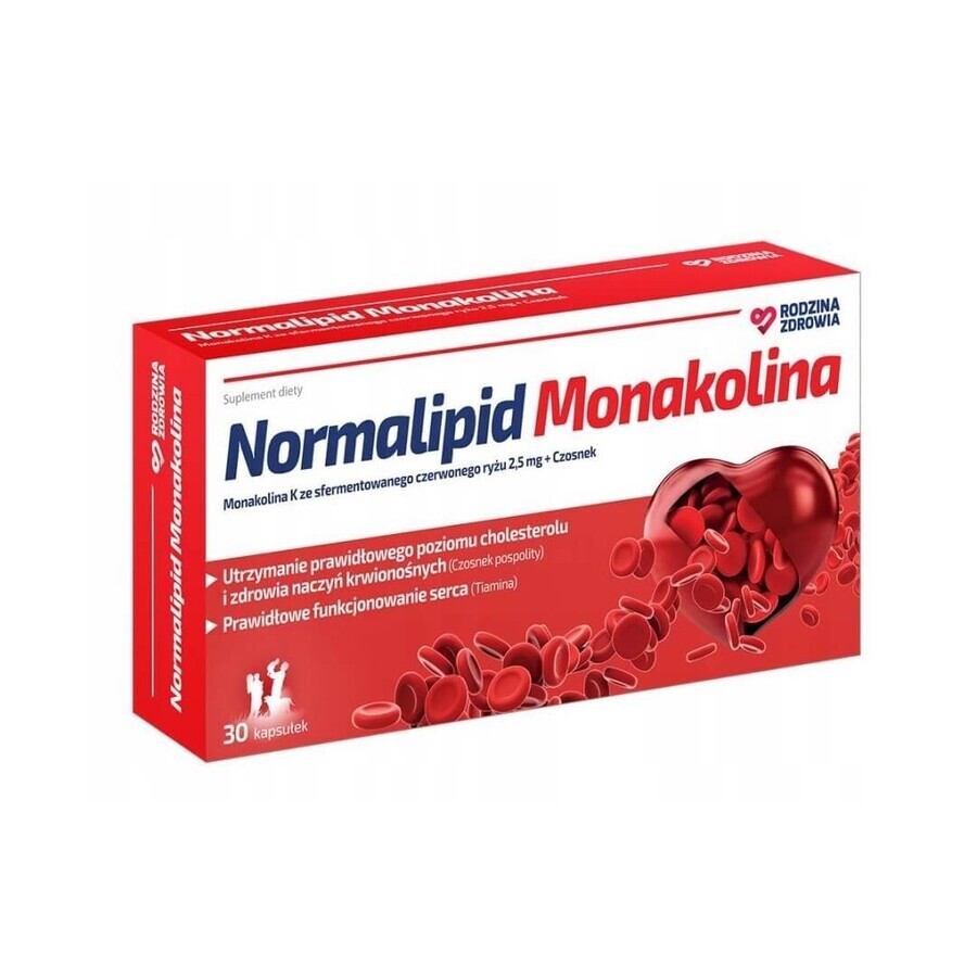 Family Health Normalipid Monacolin, 30 capsules