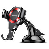 Baseus Osculum SUYL-XP09 gravity car mount for windshield or dashboard - red