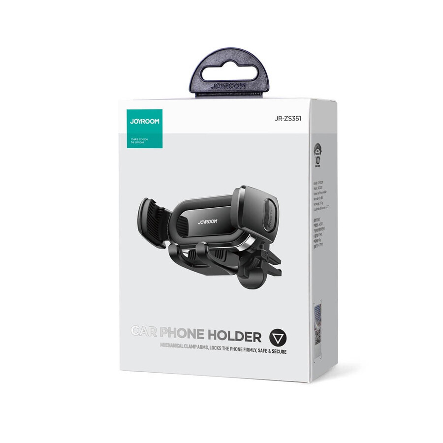 Joyroom telefoonhouder JR-ZS351 voor het rooster van de voorruit - zilver