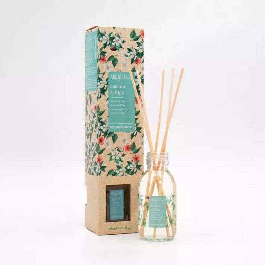 Mikaromas Jasmine and Fig fragrance sticks, 95ml