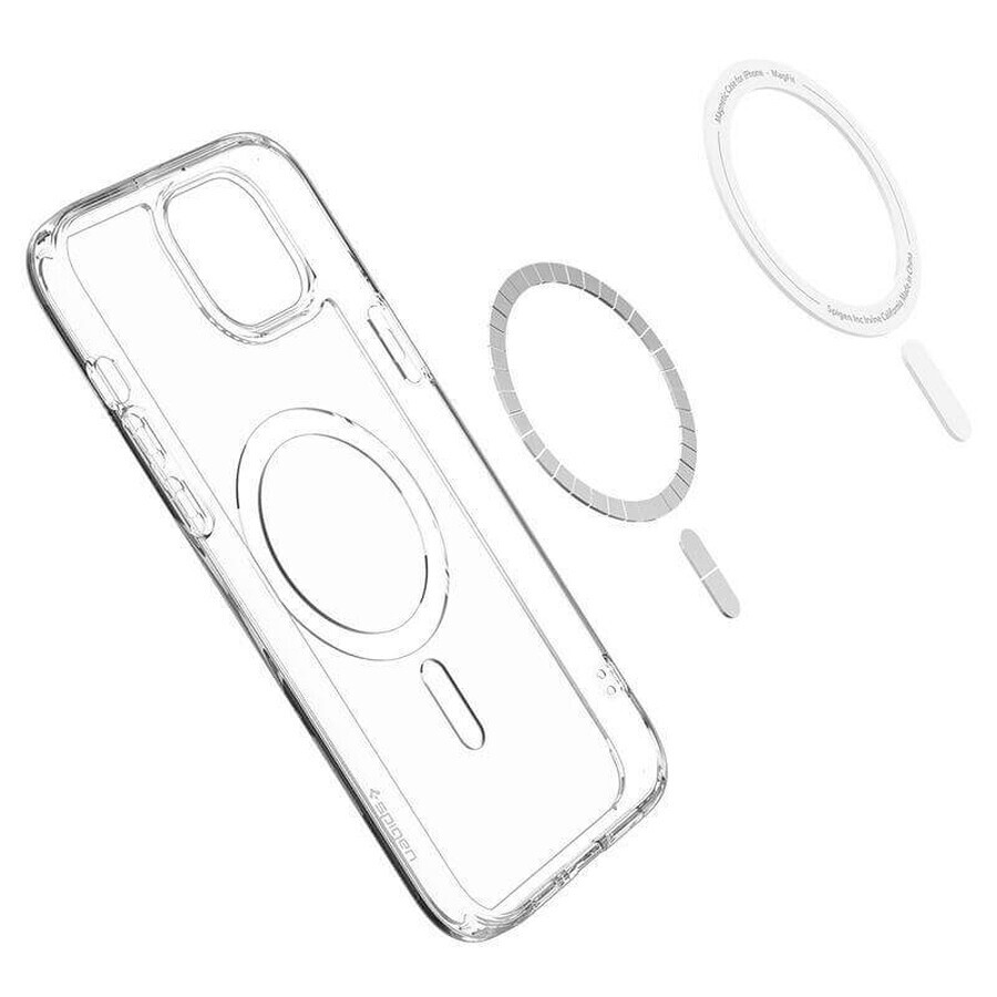 Funda Spigen Crystal Hybrid MagSafe para iPhone 15 Plus - transparente