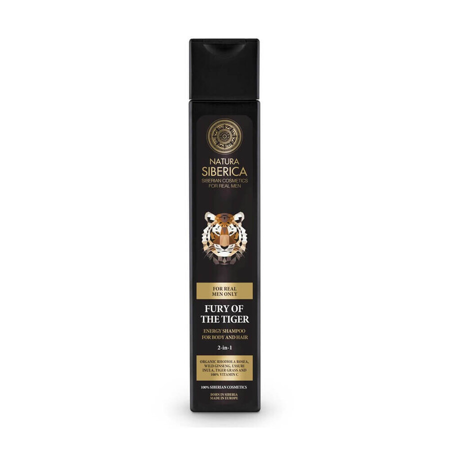 Natura Siberica Männer Wut des Tigers Shampoo, 250ml