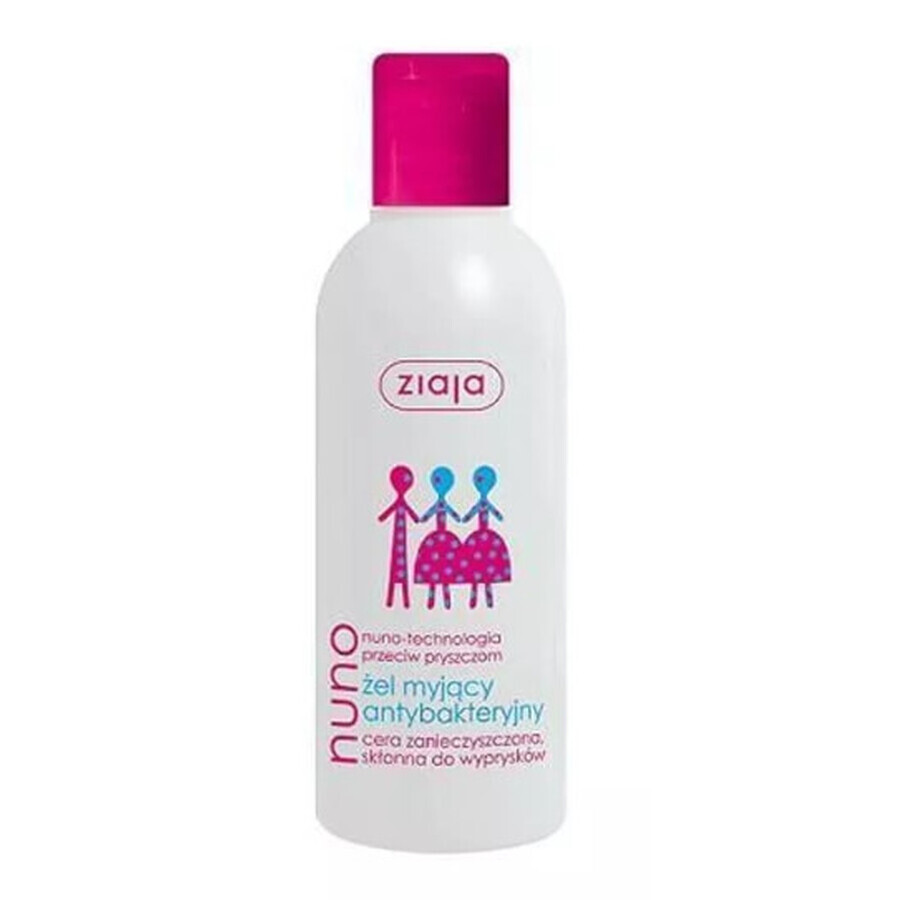 Ziaja Nuno, Gel antibactérien, peau grasse, 200ml