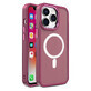 Magnetic case with MagSafe Color Matte Case for iPhone 14 Plus - burgundy