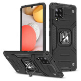 Wozinsky Ring Armor caz hibrid blindat capac + suport magnetic Samsung Galaxy A42 5G negru