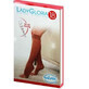 Compression medical stocking, open toe, Sahara, No.2, LadyGloria