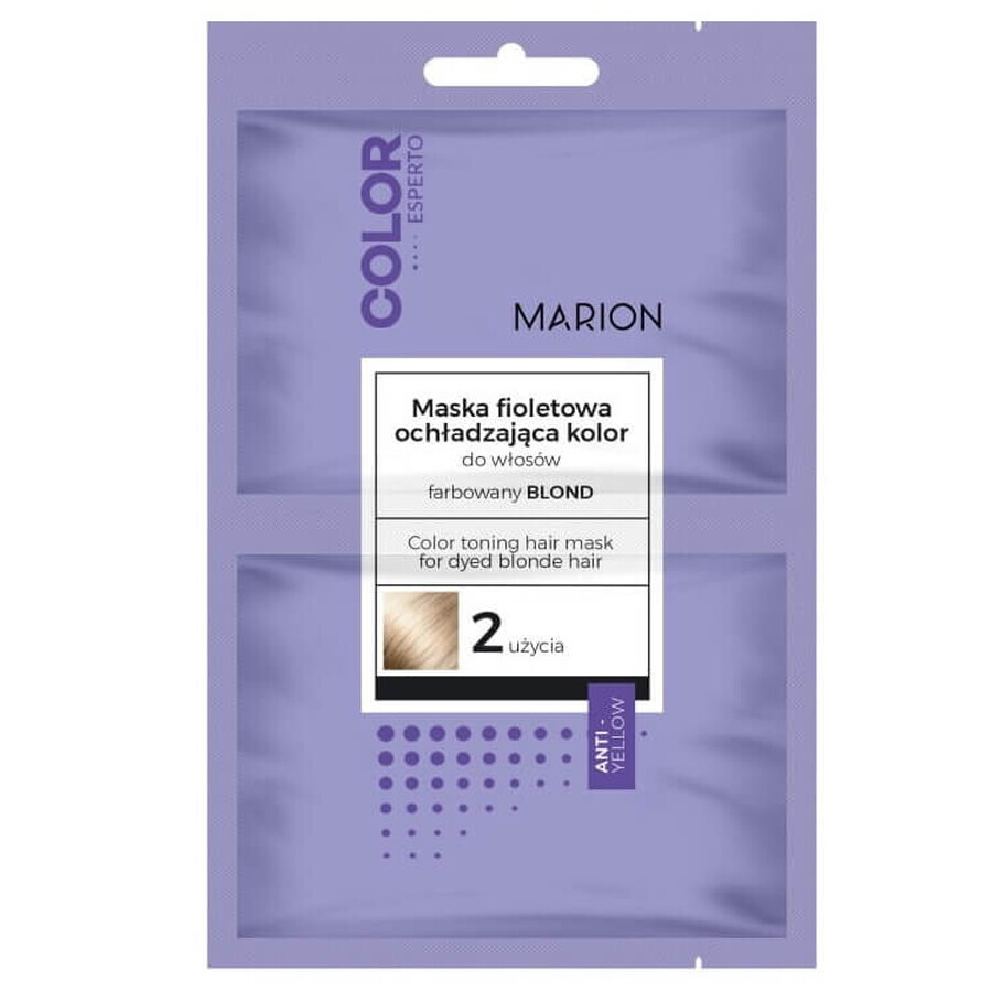 Marion Farbkühlende lila Haarmaske, 2 x 20 ml