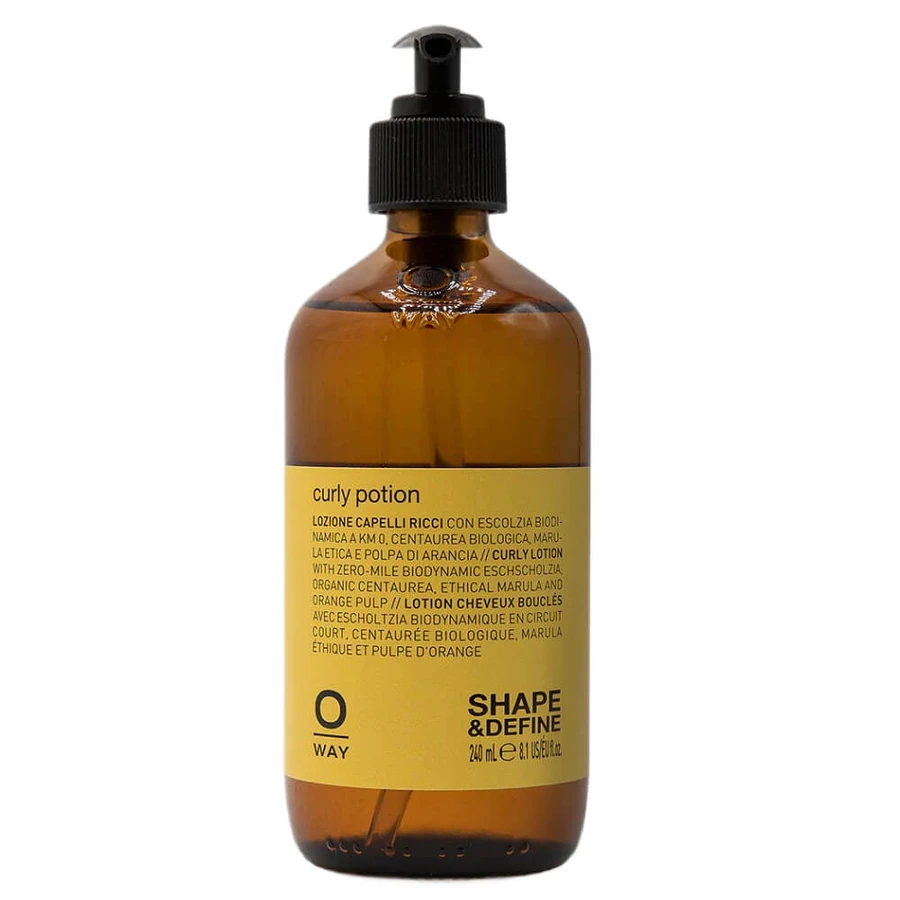 Oway Curly Potion Lotion pour cheveux bouclés, 240 ml