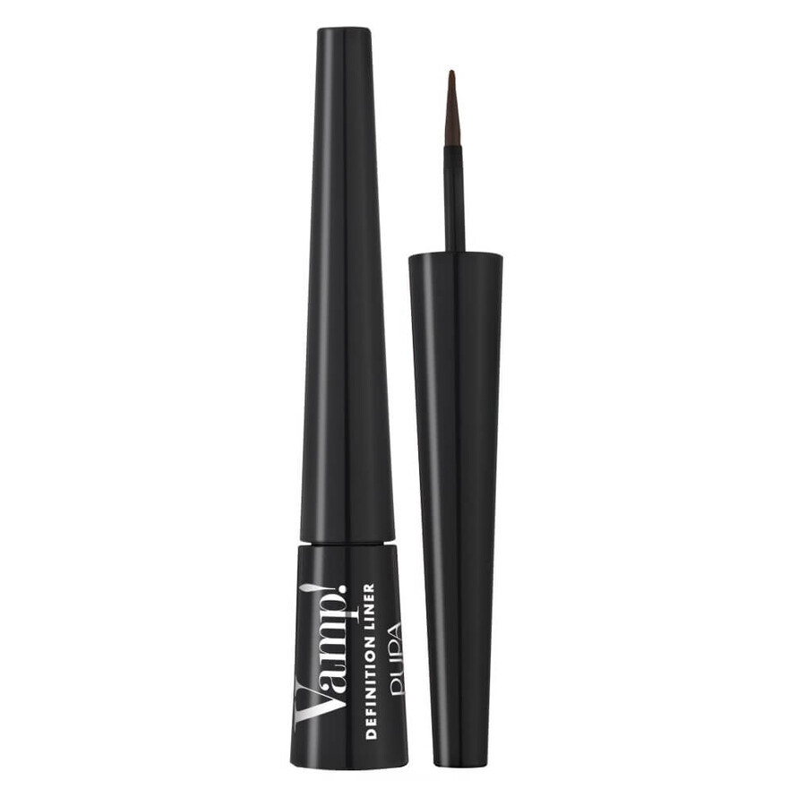 Buy Pupa Milano Vamp! Eyeliner in brush 200 Brown, 2.5 ml Pupa Milano Vamp! Eyeliner in brush 200 Brown, 2.5 ml