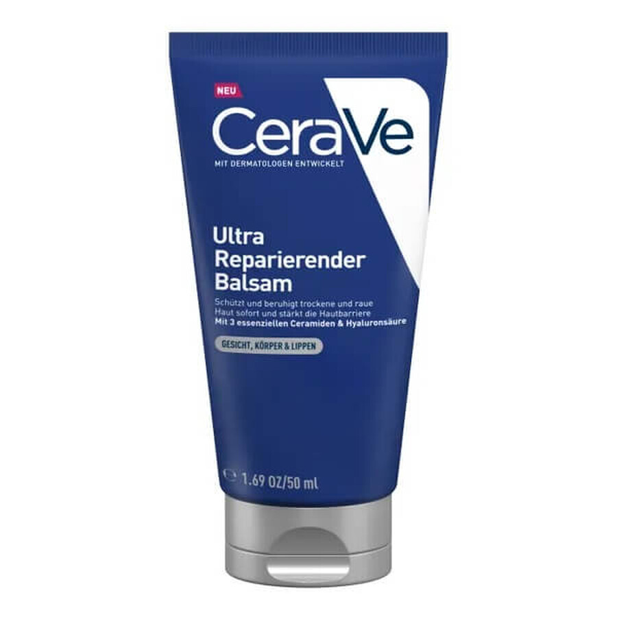 CeraVe Bálsamo Regenerador Rostro, Cuerpo y Labios, 50 ml