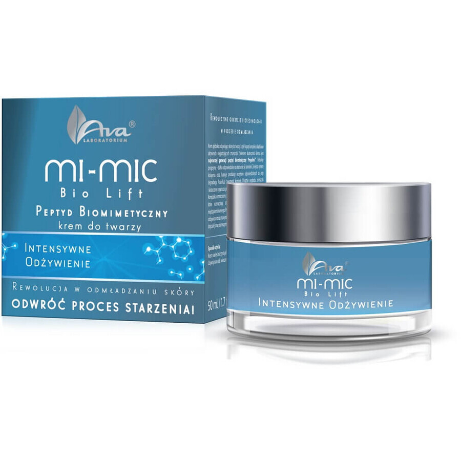 AVA Mi-Mic Bio Lift Crema Viso Nutriente Intensiva, 50 ml