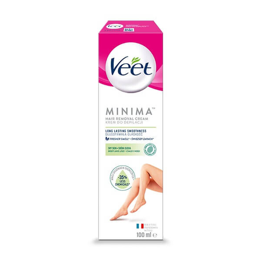 Boutique Veet Minima Body crème dépilatoire pour peau sèche, 100ml Veet Minima Body crème dépilatoire pour peau sèche, 100ml