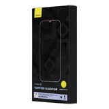 Baseus Privacy sticlă temperată pentru iPhone 14 Pro ecran complet 0.4mm confidențialitate Anti Spy filtru + kit de montare
