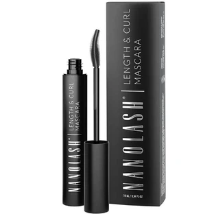 Nanolash Máscara de pestañas alargadora y rizadora, 10 ml