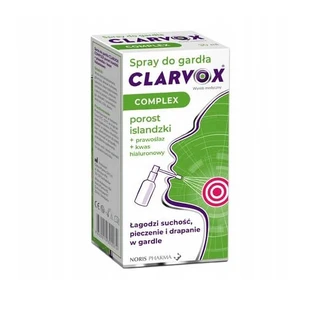 Clarvox Complex, spray pour la gorge, 30 ml