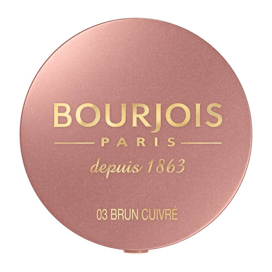 Bourjois Little Round Pot Blush 03 Brun Cuivre, 2.5 g
