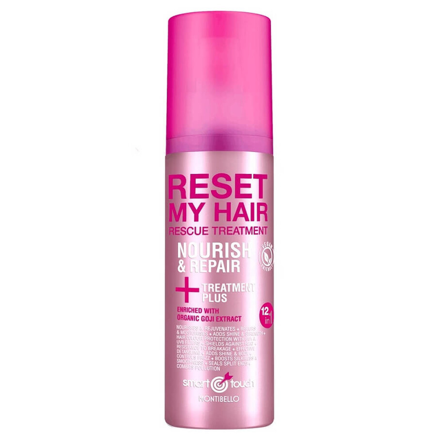 Montibello Smart Touch Reset My Hair Treatment Plus Reconstructive Spray Conditioner 12-in-1, 150 ml.