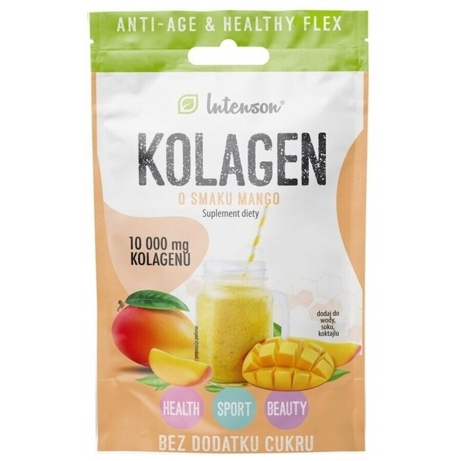 Intenson Colágeno + Ácido Hialurónico sabor mango, 10,9 g