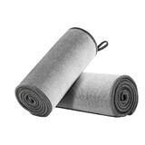 Baseus 2 x prosop microfibră pentru uscarea mașinii microfibră 40 cm x 40 cm gri (CRXCMJ-0G)