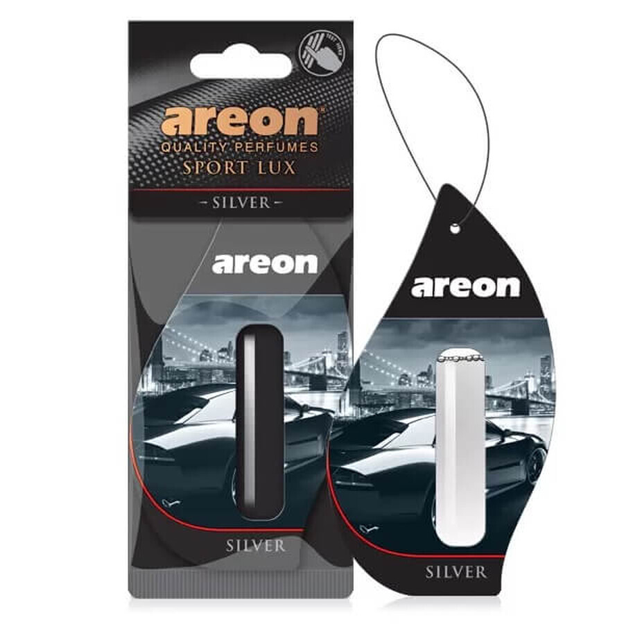 Cumpără Areon Sport Lux Liquid Car Scent Suspensie Argint, 1 buc Areon Sport Lux Liquid Car Scent Suspensie Argint, 1 buc