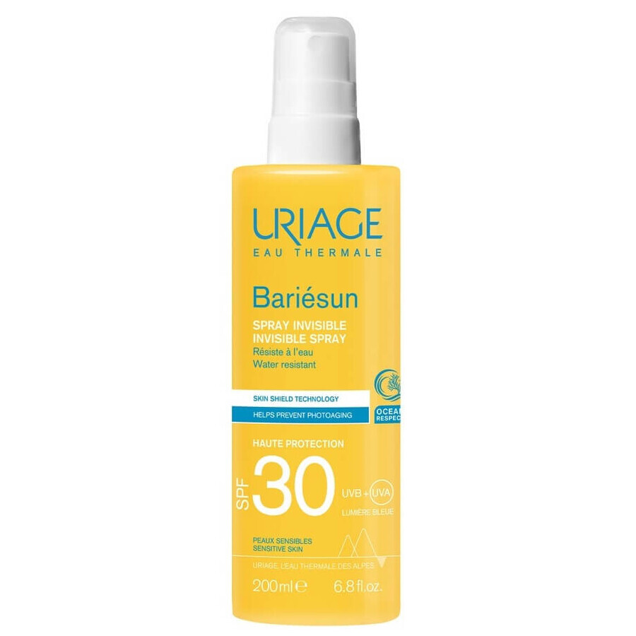 Uriage Bariesun Invisible Spray Waterdichte zonnebrandspray SPF30, 200ml