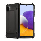 Housse hybride blindée Hybrid Armor Samsung Galaxy A22 5G noir
