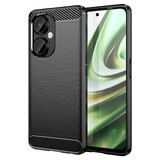 Funda de carbono Funda OnePlus Nord CE 3 silicona flexible carbono negro