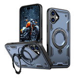 Funda Hybrid Armor Trendy con MagSafe para iPhone 16 - azul