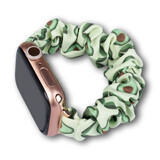 Material de la banda para Watch 7 / 6 / 5 / 4 / 3 / 2 / SE (45 / 44 / 42mm) pulsera de la correa en la banda de goma de aguacate
