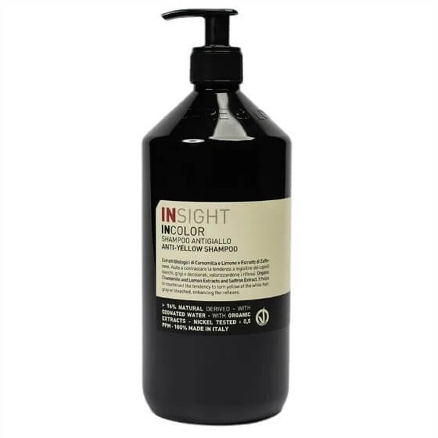 Insight InColor Shampoo to eliminate yellow tones, 900 ml
