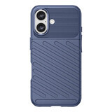 Funda de silicona Thunder Case para iPhone 16 Plus - azul