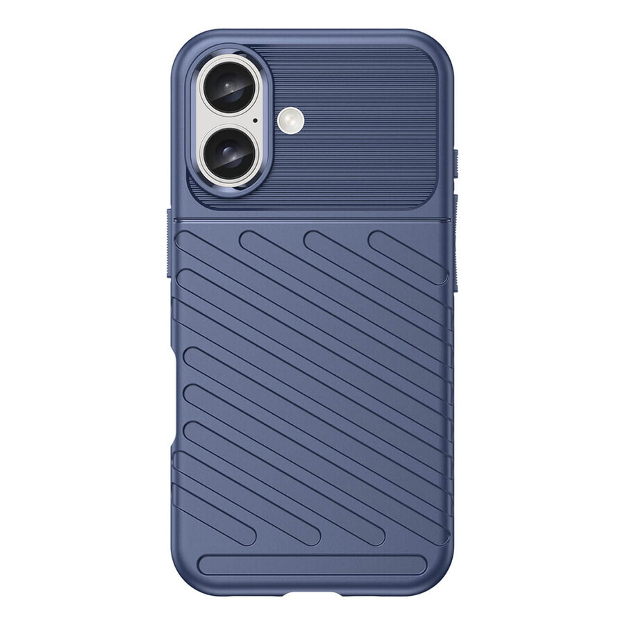 Thunder Case Silikonhülle für iPhone 16 Plus - blau