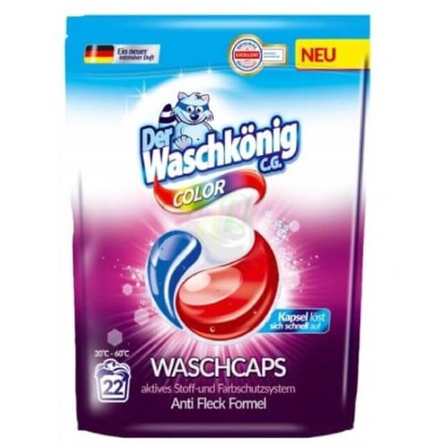 Waschkonig, Capsules de couleur, 22 pièces