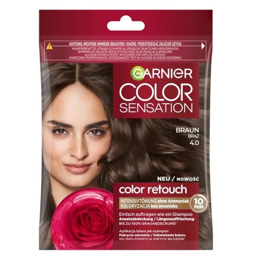 Garnier Color Sensation Champú Retouch Color 4.0 Marrón