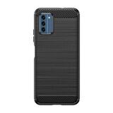 Funda de silicona Carbon Case para Nokia C300 - negro