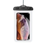 Ugreen LP186 60959 IPX8 waterproof case for 4-6.5 smartphone - black-transparent