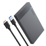 Ugreen HDD SSD drive bay SATA 2.5 USB 3.2 Gen 1 (5 Gbps) micro USB SuperSpeed + 0.5m cable black (US221 30848)