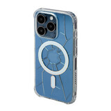 MagSafe Kingxbar PQY Crack Series siliconen hoesje voor iPhone 15 Pro - helder