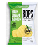 Organic potato chips with sour cream and onion, 85 g, Organique
