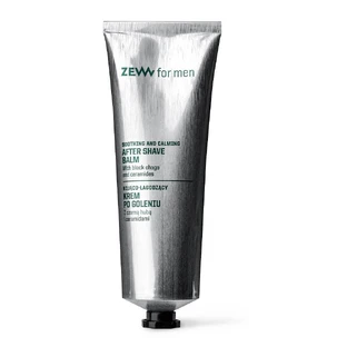 Zew For Men Verzachtende en kalmerende aftershavecrème met zwarte hub en ceramiden, 80 ml