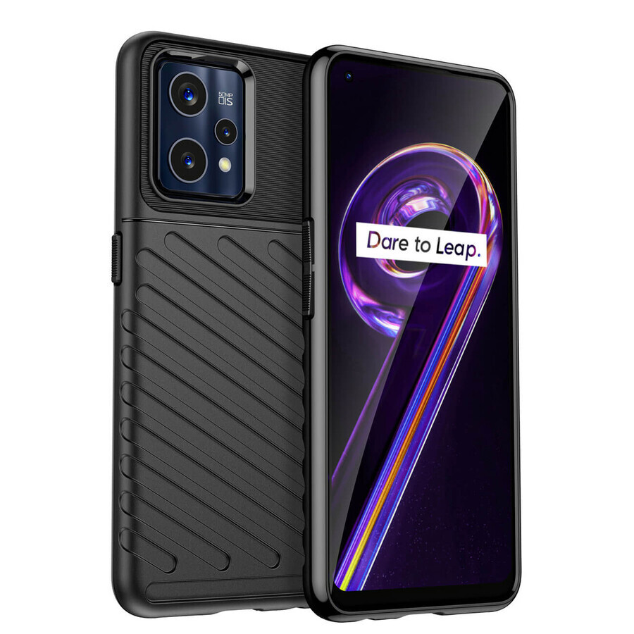 Acquista Thunder Case Custodia flessibile blindata Realme 9 Pro + (9 Pro Plus) nero Thunder Case Custodia flessibile blindata Realme 9 Pro + (9 Pro Plus) nero