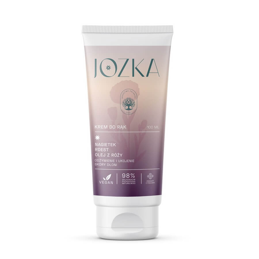 Jozka Nourishing hand cream calendula knotweed rose oil, 100 ml
