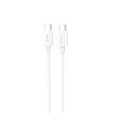 Dudao L4C USB-C / USB-C 30W cablu 2m - alb