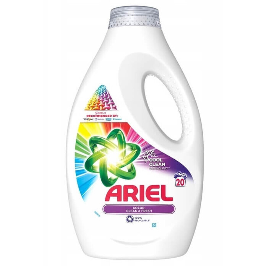 Ariel Color Clean amp; Fresh Detergente, 1000 ml